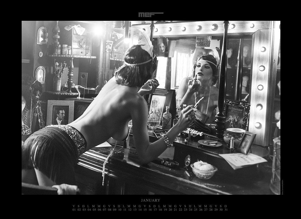 MEF Luxury Calendar gennaio 2016